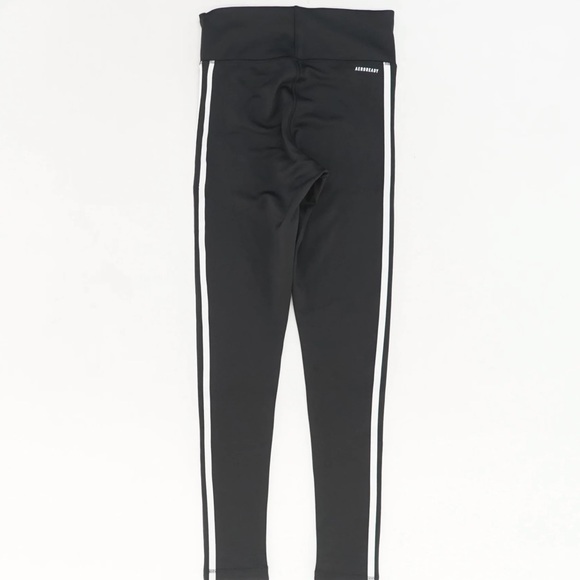 NWT Adidas Climalite Black Stripe Leggings - Picture 2 of 7